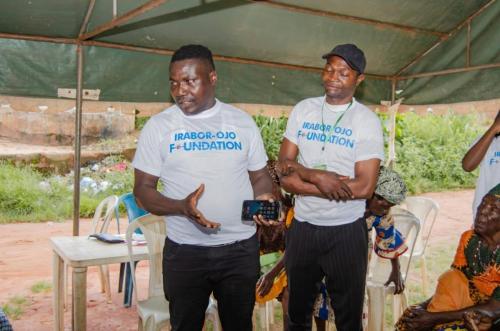 Irabor-Ojo foundation Donation to Ujemen Village in Ekpoma, Edo State, Nigeria