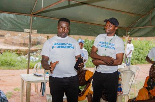 Irabor-Ojo foundation Donation to Ujemen Village in Ekpoma, Edo State, Nigeria